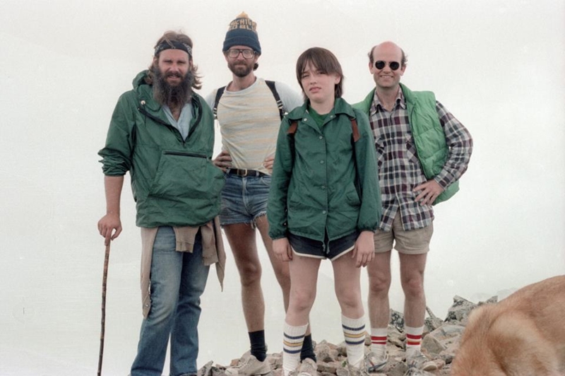 Cope, Tom Swartz, Cassidy Clausen and Mark Christal @ Mt. Audubon 1982